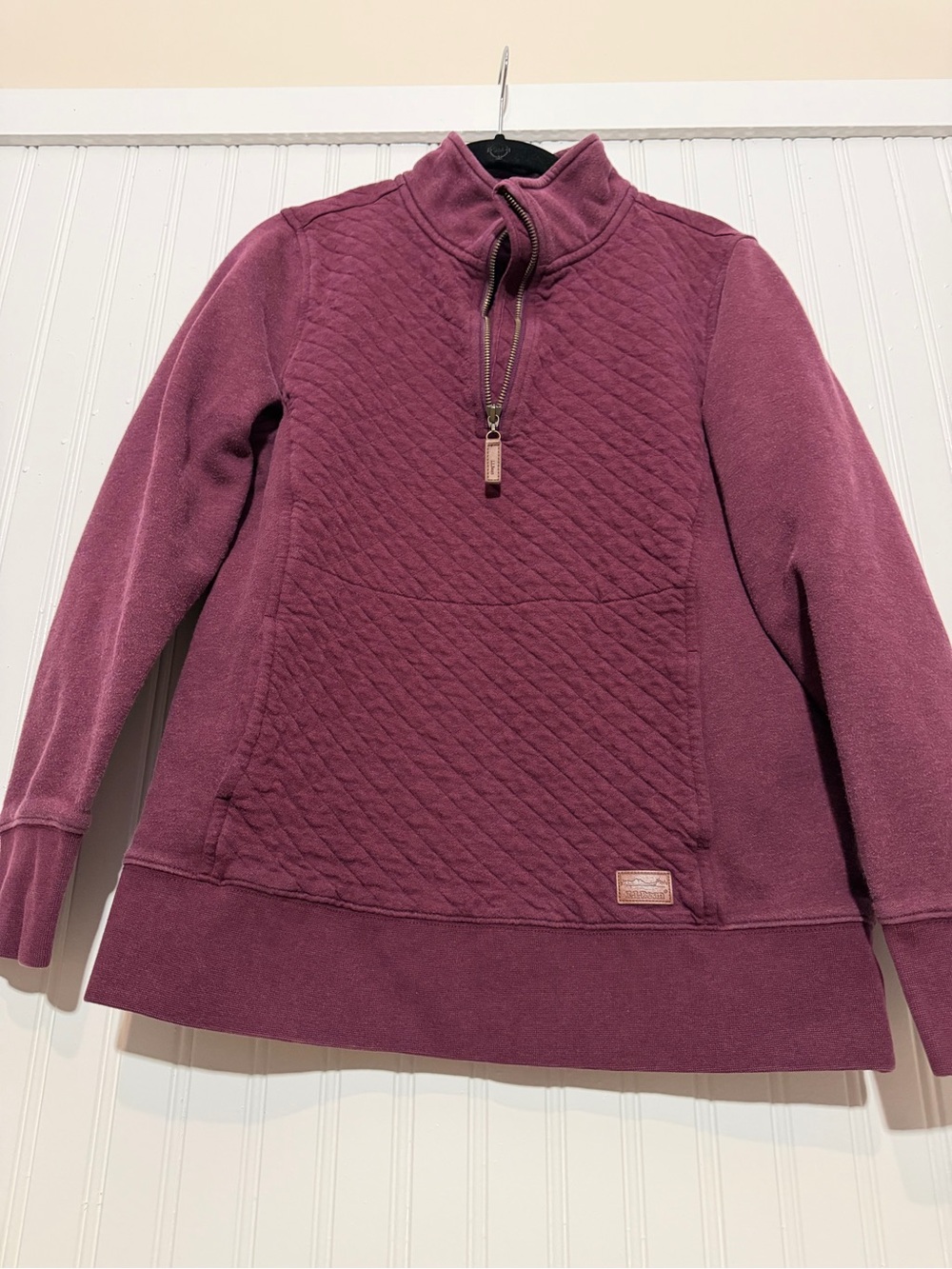 L.L. Bean Quilted Half-Zip Pullover